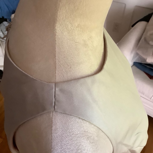 Jim Hjelm Occasions Special Occasion Dress Gown Beige Size Small - Picture 3 of 12